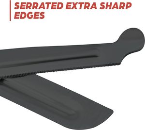 Tijeras para Vendajes de Acero Inoxidable de Primera Calidad, Tijeras para Trauma de Grado Industrial con Borde Dentado para Emergencias Médicas y Primeros Auxilios - Product Image 3