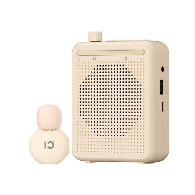 SHIDU M801 10W Magnetic Clip on Wireless Lavalier Microphone Bluetooth Portable Voice Amplifier Mini PA Speaker for Teachers