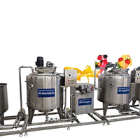 Ananas-sinaasappel-passievrucht sapverwerkingsmachine met PLC-besturing, sterilisatie, afvul- en productielijn 380V/220V