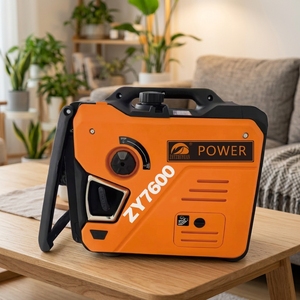 Générateur à essence silencieux portable 6500W 8kW 230V pour activités extérieures, modèles 004-007, avec commutation double carburant - Product Image 1