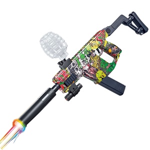 Nuovo Blaster Elettrico <span class=keywords><strong>VECTOR</strong></span> 67CM per Palline in Gel, Modalità Automatica e Manuale, Giocattolo da Tiro per Esterni per Ragazzi - Product Image 5