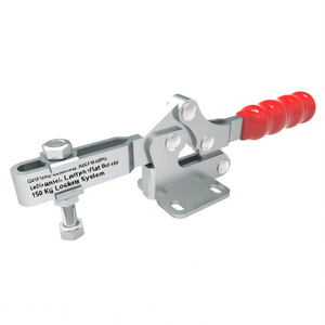 Horizontal Locking <b>Clamp</b> Flat Base 150 Kg Load Capacity Locking System - Product Image 2