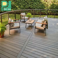 Planches de terrasse en composite WPC pour l'extérieur, imperméables et antidérapantes, pour la rénovation de la terrasse et du jardin