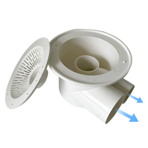 Scarichi inferiori in PVC a prezzo di fabbrica con doppio scarico per laghetti Koi e filtri per laghetti, accessori per la separazione delle acque reflue - Product Image 2