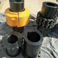 Accouplement limiteur de couple à arbre en acier rigide avec pignon de chaîne à rouleaux et embrayage de sécurité, coupleur de couple OEM 100 Nm 1000 tr/min