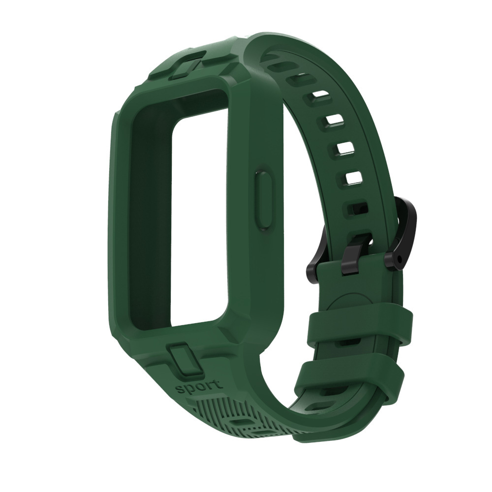 Dark night green [single color sports watch strap]