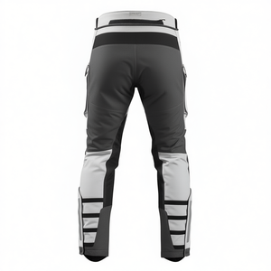 Pantalones de Motociclismo Vintage Ligeros al por Mayor, Rectos, de Lona y Cuero, Ecológicos, Impermeables y Transpirables para Verano - Product Image 1