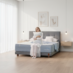 Colchón Exclusivo de Muelles Ensacados de 26/30cm con Látex de Té Verde y Tejido 2X Cooler - Product Image 1