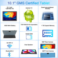 Tablet PC Más Vendida Android 13 de 10 Pulgadas al por Mayor Novedad Tablet PC 2 en 1 Wifi Viaztech M30A
