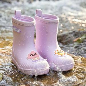 Botas de Chuva de Borracha EVA com Design de Desenho Animado para Crianças, Impermeáveis, Leves, Confortáveis, com Sola Macia e Antiderrapante, para o Verão - Product Image 5