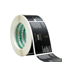 Etiquetas de PVC impermeables adhesivas fuertes personalizadas para embalaje de alimentos y zapatos con formas y tamaños personalizados
