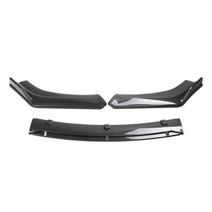 Yddtouch — lèvre de pare-choc avant universel, 3 pièces, en Fiber de carbone, Kit universel pour voiture, <span class=keywords><strong>Sedan</strong></span>, Coupe - Product Image 3