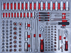 Boîte à outils combinée pour réparation automobile de 369 pièces - Multifonctionnelle pour une utilisation domestique et en véhicule - Product Image 3