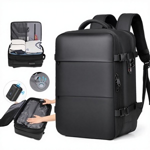 กระเป๋าเป้สะพายหลังกันขโมยแบบ unisex ขนาด 20-39 ลิตร กันน้ำ ผลิตจากผ้า Oxford มีช่อง USB ซับในโพลีเอสเตอร์ ซิป ดีไซน์ทันสมัย เหมาะสำหรับกิจกรรมกลางแจ้ง ใส่รองเท้าและแล็ปท็อปได้ - Product Image 4