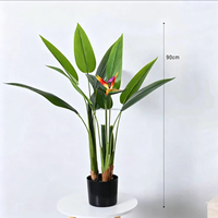 Plante artificielle de luxe NINI, oiseau de paradis, style nordique, grande plante décorative, faux arbre, décoration intérieure pour salon