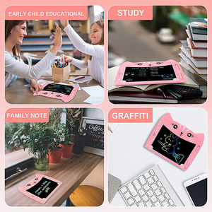 8,5 Zoll RUIYI RYKT-001 Kinder LCD-Schreibtafel Cartoon-Katze Notizblock Zeichenbrett für 3-8 Jahre alte Jungen und Mädchen Geburtstagsgeschenke - Product Image 3