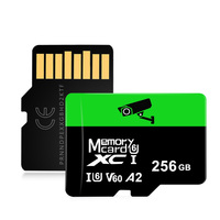 Tarjeta de Memoria SD de 256 GB A1 U3 V30 PS2 Extreme TF Card C10, Mini Tarjeta TF SD de Plástico para Teléfonos, Almacenamiento de Datos, Drones, Grabadora de Video 4K