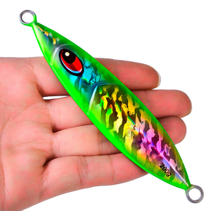 160g 200g Plomb Poisson Leurre Lent Faliing Jig Pêche Plat Jig Lent Jigging - Product Image 1