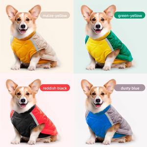 Manteau pour chien en coton uni classique et moderne, imperméable, pour petits chiens jusqu'à 5XL, idéal pour l'hiver et <span class=keywords><strong>les</strong></span> promenades en <span class=keywords><strong>neige</strong></span> en extérieur - Product Image 4