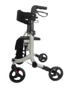 Andador ligero de aluminio para ahorrar <span class=keywords><strong>espacio</strong></span>, andador rodante de movilidad plegable ligero para personas mayores y adultos, ruedas de 6 pulgadas - Product Image 4