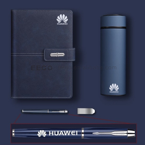 Promo kinh doanh bán buôn sang trọng <span class=keywords><strong>A5</strong></span> Nhật Ký chai thiết lập tùy chỉnh PU da <span class=keywords><strong>A5</strong></span> máy tính xách tay quà tặng thiết lập với bút, nhiệt Mug và USB - Product Image 3