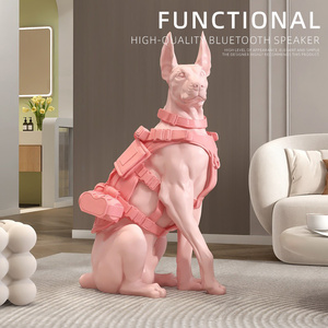 Nueva Escultura de Dóberman, Artesanía de Resina, Adornos para el Suelo, Porche, Sala de Estar, Muebles, Decoración de Lujo para el Hogar, Regalos de Oficina - Product Image 4