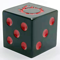 Jeu de dés en métal, cube de 15mm, personnalisé, de haute qualité, pièces