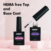 FZANEST TPO Free HEMA Free Buildergel Structure Builder Base et Top BIAB Nails Private Label Builder Hard Gel Polish à la maison