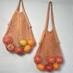 Bolsa de Compras de Malla de Algodón Ecológica, Bolsa de Mercado Tejida Reutilizable, Bolsas de Supermercado Plegables para Frutas y Verduras - Product Image 2