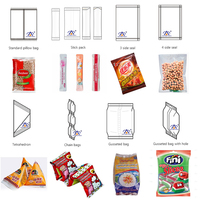 Machine d'emballage automatique en sachet pour aliments soufflés, chips de riz, chips de banane, chips de plantain, snacks, frites et chips de pommes de terre - Prix usine