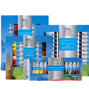 Windsor <span class=keywords><strong>Newton</strong></span> 10ml juego de pintura de acuarela 12/24/36 colores para lienzo pintura arte al por mayor - Product Image 5