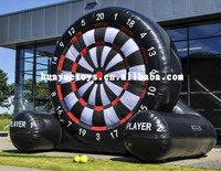 Jeu de fléchettes géant gonflable pour le football avec château gonflable-pour le plaisir en plein air