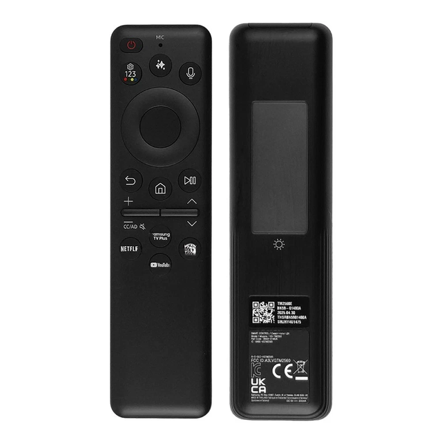 New BN59-01480A Solar Wireless Voice Smart TV Remote Control 433MHz Fixed Code for 2021 QLED Series Smart TV