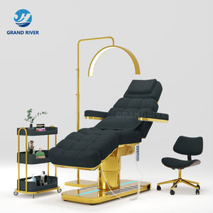 Original Design Facial Bed Electric Beauty Bed Salon Massage Table Reclining 4 Motors Fabric <strong>Lash</strong> Bed for Eyelash - Product Image 1