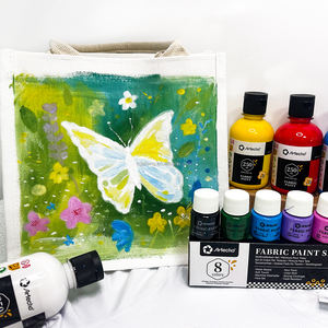 Pintura para Tela Artecho Artist, Espesante para Pintura - Verde Savia 250ml/8.45oz, Pintura Impermeable para Ropa, Suministros para Arte Textil - Product Image 6