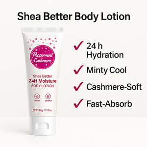 Lotion corporelle nourrissante, éclaircissante et hydratante au beurre de karité, marque propre, adaptée à tous les types de peau des femmes - Product Image 2