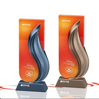 Trofeo de Metal Personalizado para Empleados Destacados, Creativo, Premio de Honor para Reuniones Anuales Corporativas