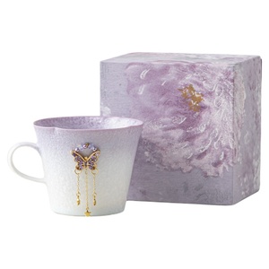 Taza de café de cerámica con esmalte cristalino de efecto horno, taza de pétalos de cerámica, taza de desayuno para el hogar, taza de té de la tarde, caja de regalo - Product Image 5