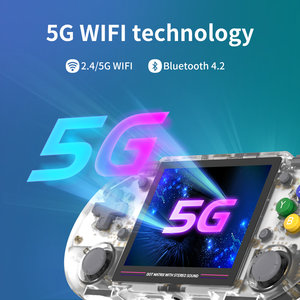 Venta caliente <span class=keywords><strong>RG353PS</strong></span> reproductores de juegos portátiles eléctricos sistema Linux 2,4/5G WiFi Bluetooth 4,2 salida fábrica de consolas de juegos - Product Image 5