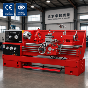 Tornio Manuale per Metallo CY6250L/1500 con Foro Mandrino da 105mm per <span class=keywords><strong>Officine</strong></span> Industriali e di Riparazione - Product Image 1