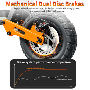 Trottinette Électrique Adulte US Warehouse, Batterie 18Ah, Vitesse 45km/h, Moteur 1000W, Capacité 150kg, Étanche, Pliable pour Camping-Car, Overlanding, Plage - Product Image 5
