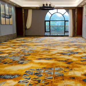 Moquette Axminster di Alta Qualità 80% <span class=keywords><strong>Lana</strong></span> e 20% Nylon per Hotel, Lussuoso <span class=keywords><strong>Tappeto</strong></span> da Sala da Ballo e Banchetti, Design Personalizzato da Parete a Parete - Product Image 4