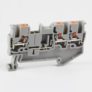 Bloque de Terminales de Empuje de 800V 24A y 13mm UJ6-2.5/1x2 con Puente de la Serie UFBS - Product Image 3