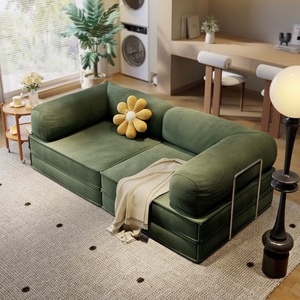 Modern Striped Fabric Armchair with Black Sphere Side <b>Table</b> for Home Use - Product Image 6