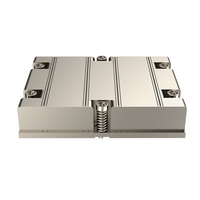 Support SP5/AMD + refroidisseur de processeur multiplateforme 4 caloducs ordinateur fond en cuivre 1U serveur nouveau CPU ventilateur en aluminium bureau