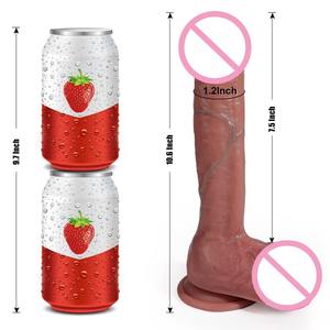 Vibrateur réaliste chauffant à télécommande en silicone liquide TTFOREST - Product Image 5