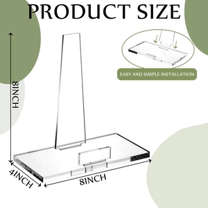 <span class=keywords><strong>Acrylic</strong></span> trong suốt hiển thị giá kệ sách mục hiển thị - Product Image 6