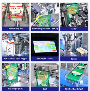 Sac d'emballage alimentaire avec sac à fermeture éclair, Mini Machine rotative d'emballage de poudre de café - Product Image 3