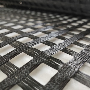 Lưới Đường Hai Trục Nhựa Polyester Geogrid 50/50kn Geogrid 50/50 Cho Nền Tảng Tăng Cường Công Nghiệp 3.95/5.9M PET50-50 13% - Product Image 4