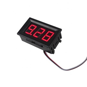 Voltímetro digital LED de 3 cables, 0,56 pulgadas, CC, 0V-30,0 V, protección de conexión inversa - Product Image 3